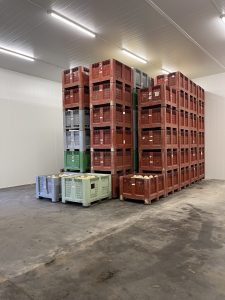 chambre froide &agrave; melon