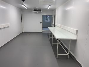 Laboratoire Chambre froide chantier Batimer 44